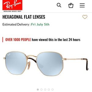 Ray ban hexagonal sunglasses